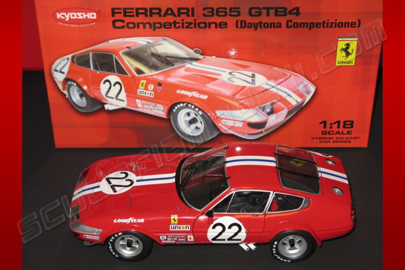 Decals Ferrari 365 GTB4 Daytona N.22 DAYTONA 1973 1:43 scale car model 