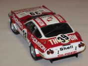 Kyosho 1973 Ferrari Ferrari 365 GTB/4 Daytona - #39 THOMSON - Red / White