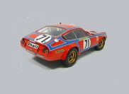 Kyosho 1974 Ferrari Ferrari 365 GTB/4 Daytona - #71 POZZI - Red / Blue