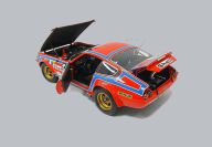 Kyosho 1974 Ferrari Ferrari 365 GTB/4 Daytona - #71 POZZI - Red / Blue