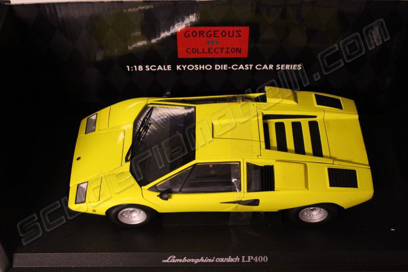 1:18 Kyosho Lamborghini Countach LP400 yellow
