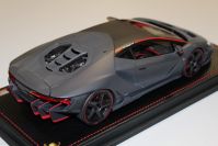 MR Collection  Lamborghini Lamborghini Centenario - MATT CARBON FIBRE - Red Matt