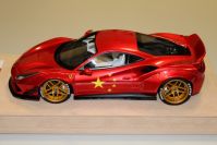 LB Works  Ferrari Ferrari 488 GTB Liberty Walk - RED METALLIC - CHINA EDITION- Red Metallic