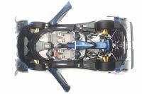 LCD-Models  Pagani Pagani Zonda HP Barchetta - CARBON BLUE - Red Matt