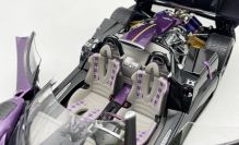 LCD-Models  Pagani Pagani Zonda HP Barchetta - CARBON PURPLE - Red Matt