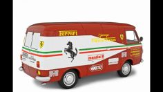 Laudoracing Model  Fiat Fiat 238 Van Assistenza Ferrari Garage Francorchamps Red / White