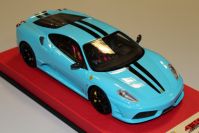 LookSmart Models 2007 Ferrari Ferrari F430 Scuderia - BABY BLUE / BLACK - Baby Blue