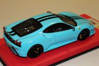 LookSmart Models 2007 Ferrari Ferrari F430 Scuderia - BABY BLUE / BLACK - Baby Blue