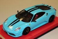 LookSmart Models 2007 Ferrari Ferrari F430 Scuderia - BABY BLUE / BLACK - Baby Blue