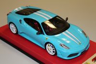 LookSmart Models 2007 Ferrari Ferrari F430 Scuderia - BABY BLUE / WHITE - Baby Blue