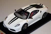 LookSmart Models 2007 Ferrari Ferrari F430 Scuderia - WHITE / BLACK - White Avus