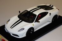 LookSmart Models 2007 Ferrari Ferrari F430 Scuderia - WHITE / BLACK - White Avus