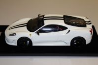 LookSmart Models 2007 Ferrari Ferrari F430 Scuderia - WHITE / BLACK - White Avus