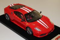 LookSmart Models 2007 Ferrari Ferrari F430 Scuderia - RED / WHITE - Rosso Corsa