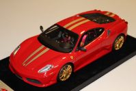 LookSmart Models 2007 Ferrari Ferrari F430 Scuderia - RED / GOLD - Rosso Corsa