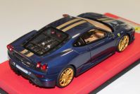 Looksmart 2007 Ferrari Ferrari F430 Scuderia - BLUE TDF / GOLD - Blue Tour de France