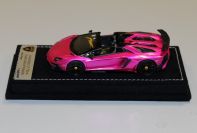 Looksmart 2016 Lamborghini 43 Lamborghini Aventador SV - PINK FLASH - Big Yellow SV - Pink Flash