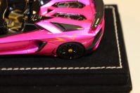 Looksmart 2016 Lamborghini 43 Lamborghini Aventador SV - PINK FLASH - Big Yellow SV - Pink Flash