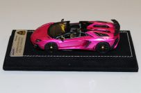 Looksmart 2015 Lamborghini 43 Lamborghini Aventador SV - PINK FLASH - Big Italian Flag Pink Flash