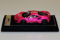 Looksmart  Ferrari 43 Ferrari 488 PISTA - PINK FLASH - STRIPE - #01/25 Pink Flash