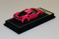 Looksmart  Ferrari 43 Ferrari 488 PISTA - PINK FLASH - STRIPE - #01/25 Pink Flash