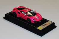 Looksmart  Ferrari 43 Ferrari 488 PISTA - PINK FLASH - STRIPE - #01/25 Pink Flash