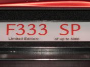 Mattel / Hot Wheels 1995 Ferrari Ferrari 333 SP - RED METALLIC - Red Metallic