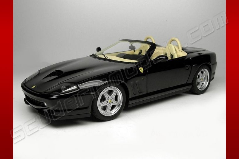 Mattel / Hot Wheels 2001 Ferrari Ferrari 550 Barchetta - BLACK - Black