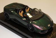 MR Collection 2015 Lamborghini Lamborghini Huracan Spyder - CHAMELEON SILVER / GREEN - Red Matt