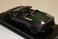 MR Collection 2015 Lamborghini Lamborghini Huracan Spyder - CHAMELEON SILVER / GREEN - Red Matt