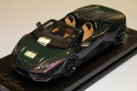 MR Collection 2015 Lamborghini Lamborghini Huracan Spyder - CHAMELEON SILVER / GREEN - Red Matt