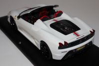 MR Collection 2008 Ferrari Ferrari 430 Scuderia Spider 16M - WHITE / RED - White