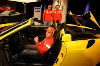 MR Collection 2008 Ferrari Ferrari F430 Scuderia Spider 16M - YELLOW - Yellow
