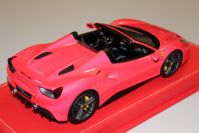 MR Collection 2015 Ferrari Ferrari 488 Spider - MET PINK GLOSS - Red Matt