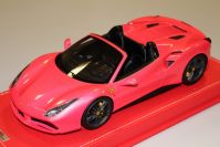 MR Collection 2015 Ferrari Ferrari 488 Spider - MET PINK GLOSS - Red Matt