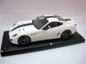 MR Collection 2010 Ferrari Ferrari 599 GTO - WHITE AVUS - White Avus