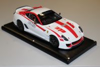 MR Collection  Ferrari Ferrari 599 XX Race-Versione Cliente #88 White / Red