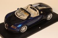 MR Collection 2005 Bugatti Bugatti Veyron 16.4 Grand Sport - BLACK BLUE / BLUE - Black Blue / Black