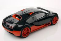 MR Collection 2010 Bugatti Bugatti Veyron Super Sport - CARBONIUM / TANGERINE Black Carbonium