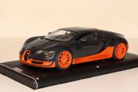 MR Collection 2010 Bugatti Bugatti Veyron Super Sport - CARBONIUM / TANGERINE Black Carbonium