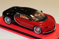 MR Collection 2016 Bugatti Bugatti Chiron - BLACK / ITALIAN RED - Red / Black