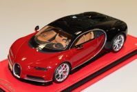 MR Collection 2016 Bugatti Bugatti Chiron - BLACK / ITALIAN RED - Red / Black