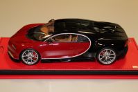 MR Collection 2016 Bugatti Bugatti Chiron - BLACK / ITALIAN RED - Red / Black