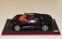 MR Collection  Bugatti Bugatti Chiron SKY View - NOCTURNE / RED - Black Metallic