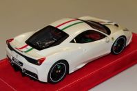 MR Collection 2013 Ferrari Ferrari 458 Speciale - FUJI WHITE / ITALIAN FLAG - Fuji White