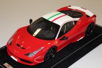 MR Collection 2014 Ferrari Ferrari 458 Speciale - ROSSO CORSA / ITALIA - Red / White