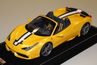 MR Collection 2014 Ferrari Ferrari 458 Speciale A - GIALLO TRISTRATTO - Yellow Tristrato