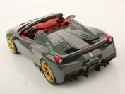 MR Collection 2014 Ferrari Ferrari 458 Speciale A - GRIGIO MEDIO - Red Matt