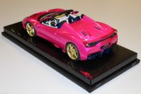 MR Collection  Ferrari Ferrari 458 Speciale A - PINK FLASH / GOLD - ONE OFF Pink Flash