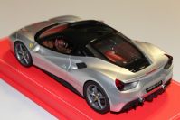 MR Collection 2015 Ferrari Ferrari 488 GTB - SILVER / NERO DS - #03/03 Silver / Black